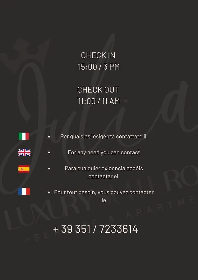 Guest house Julia Luxury Suite Rome Italy